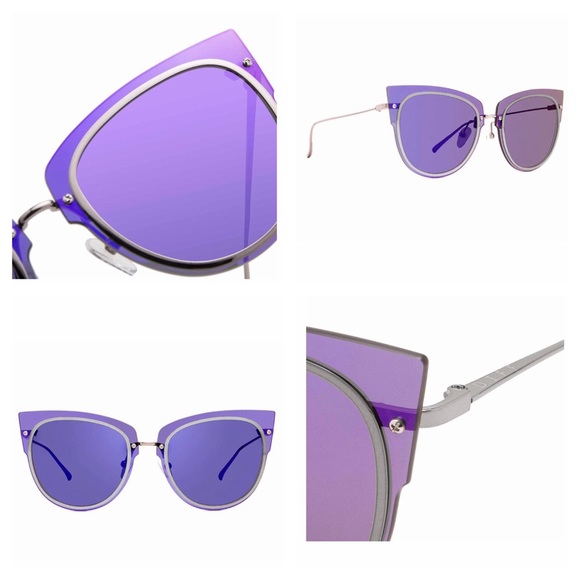 Diff Eyewear Accessories Demi Lovato For Diff Purple Mirrored